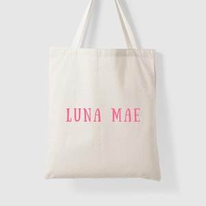Sac fourre-tout enfant pour sac d'école pour enfant Sac avec prénom personnalisé pour enfant Sac cadeau pour sac d'école pour enfant