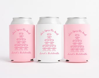 She’s Tying the Knot Can Cooler – Bachelorette or Bridal Shower Favor