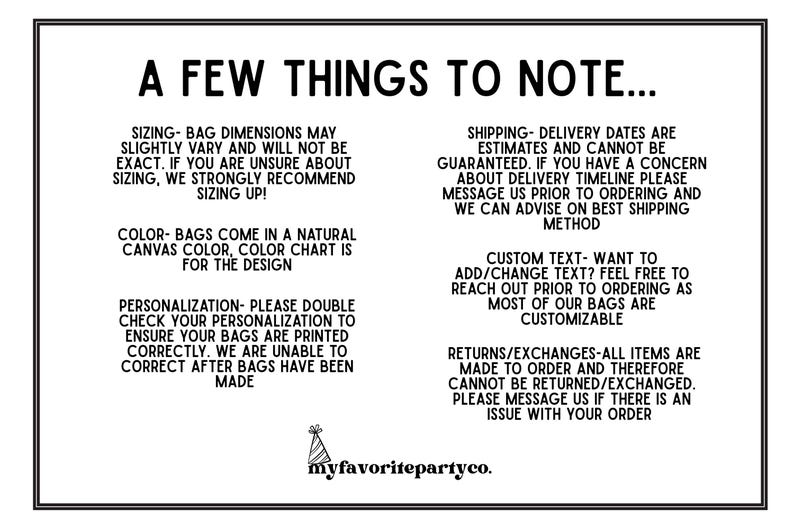 a few things to note for someone