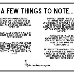 a few things to note for someone