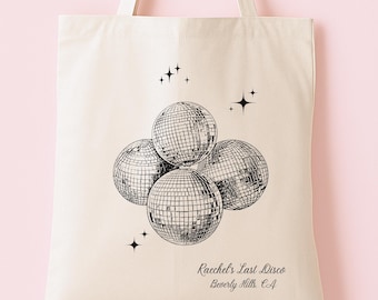 Last Disco Bachelorette Party Tote - Mama Mia Favor Bag