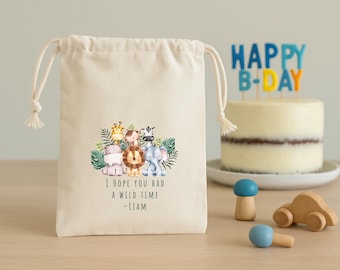 Jungle Favor Bag - Kids Party Favors - Wild One Birthday Goodie Bags