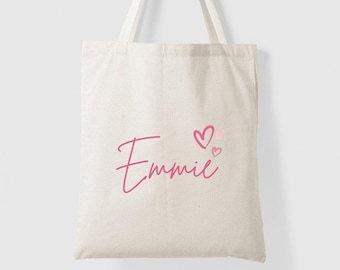 Personalized Valentine's Day Tote Bag: Kid's Party Favor