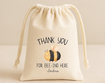 Bolsas de recuerdo para baby shower con temática de abejas - Recuerdos de fiesta con temática de abejas para la celebración del baby shower