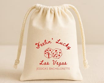 Feelin Lucky Bachelorette Party Favors - Las Vegas Hangover Kit Bags