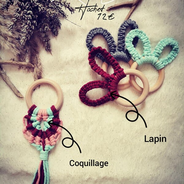 Hochet bois - Etsy France