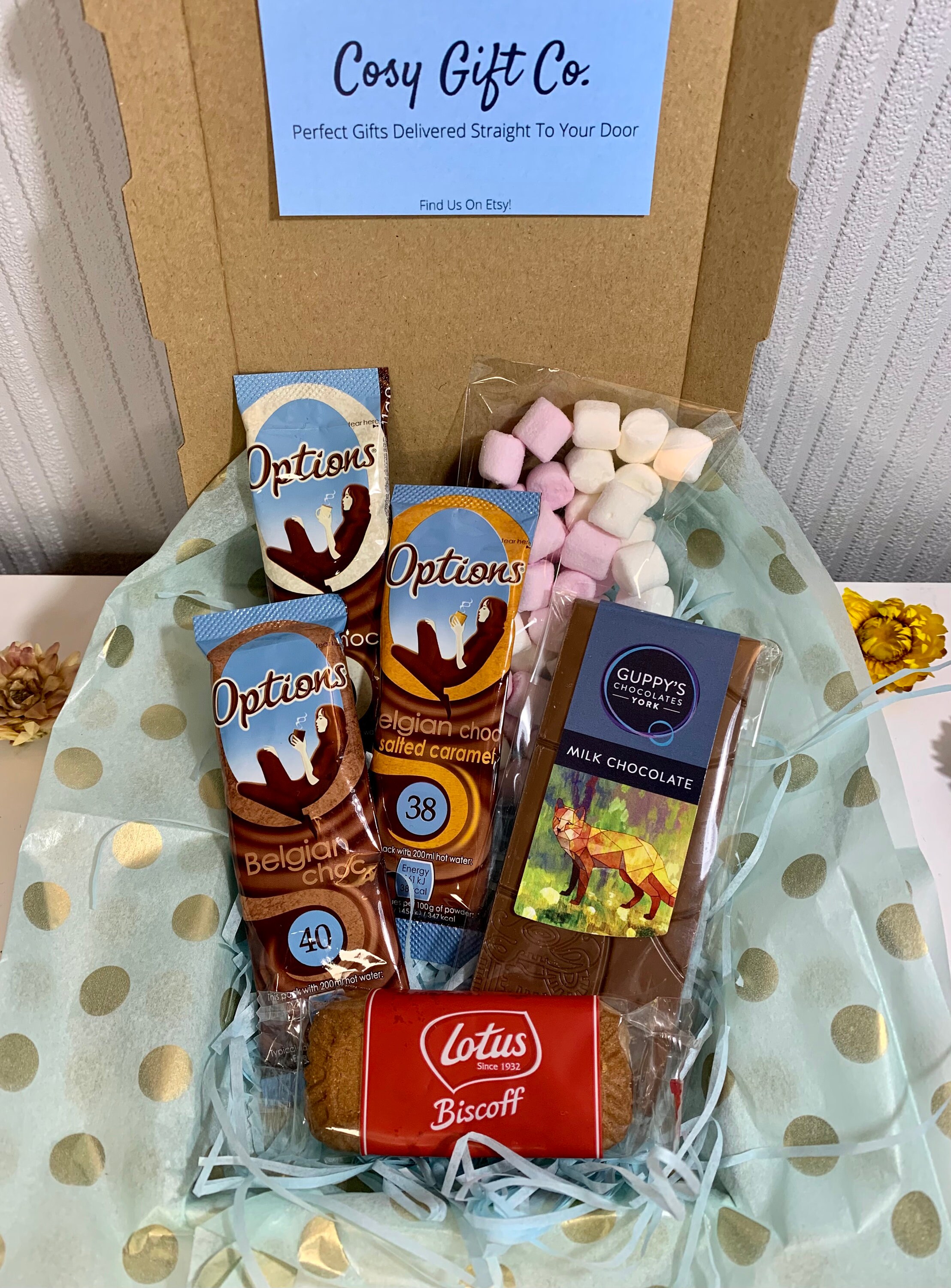 Hot Chocolate Letterbox Gift Work From Home Employee Gift Etsy