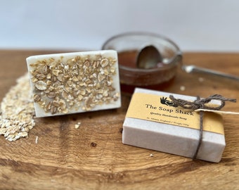 Handmade 100g Honey/Cinnamon and Oat Soap