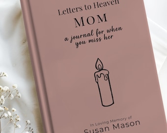 Mom Memorial Journal · Grief Diary for Loss of Mother · Custom Sympathy Gift · First Mothers Day without Mom