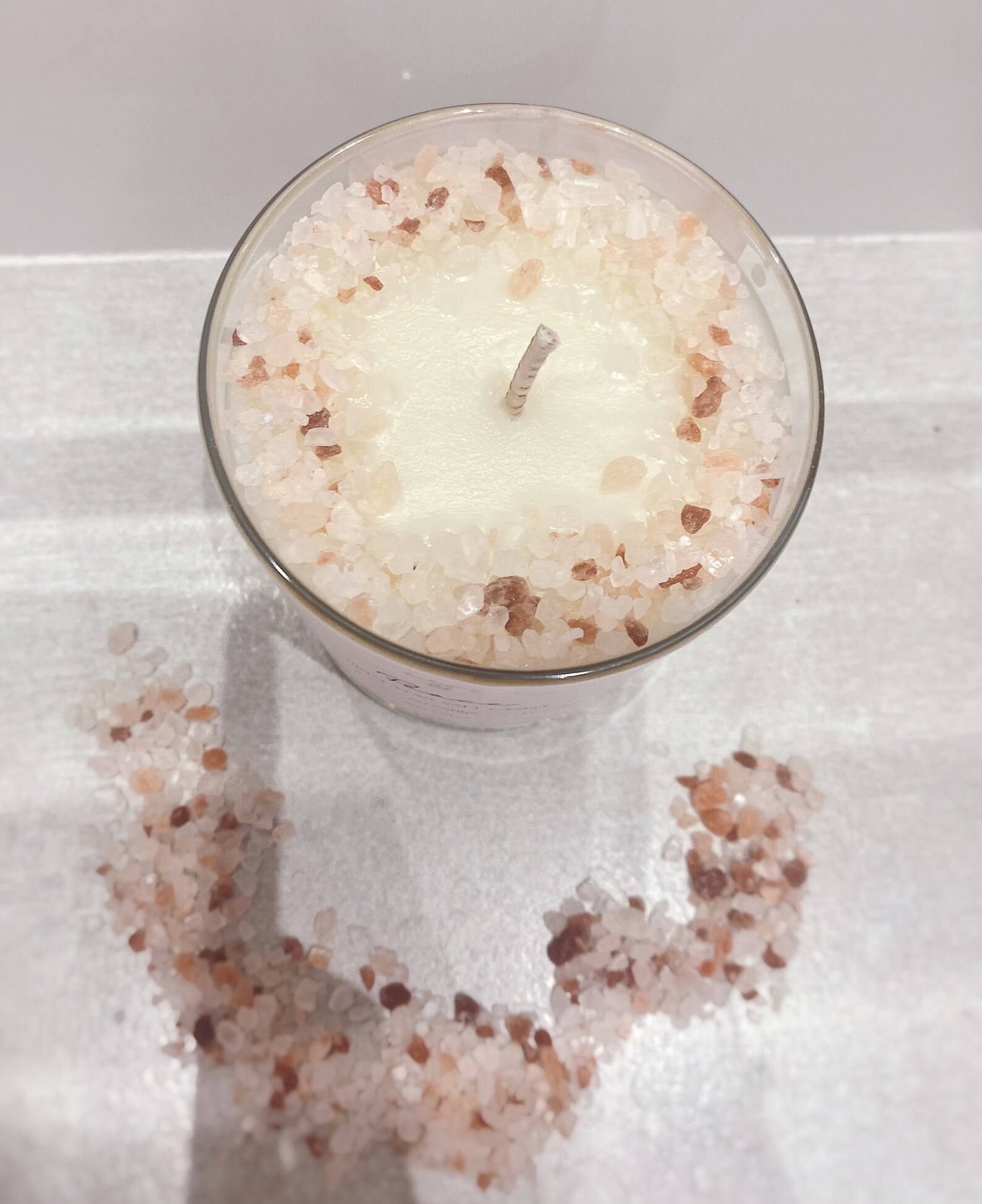 Pink Himalayan Salt candle highly fragranced aromatherapy Etsy