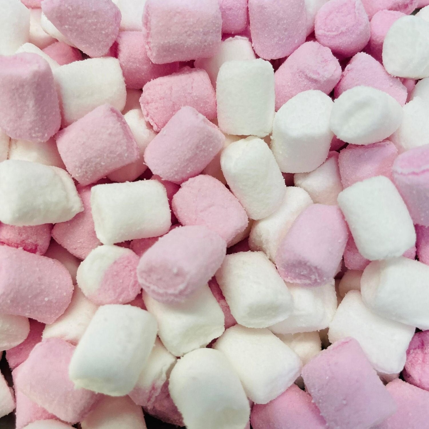 Mini Marshmallows Pick and Mix Halal Sweets Pink and White Mallows Sweetzone Heavenly Delight