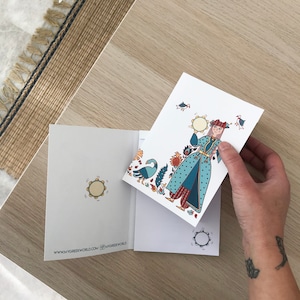 Quaderno, blocco note, tamburello da donna, realizzato in Grecia, 100 pagine, motivo di design greco, isole greche, blocco note, vita greca, folk tradizionale
