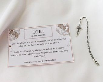 Loki Laufeyson Dagger Bookmark | Love is a Dagger | Silver Plated Book Hook | Marvel's Avengers Jewellery & Book Gifts, Handmade in the UK