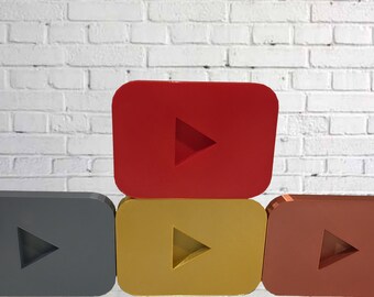 Youtube Play Button Etsy