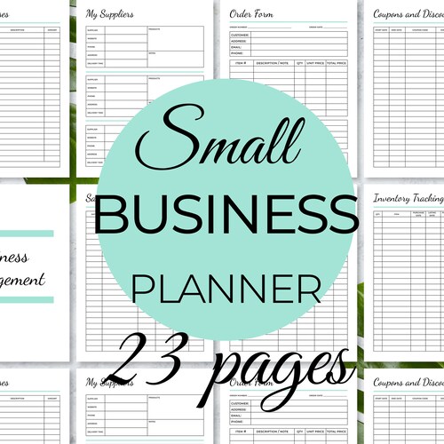 Business Planner Printable Craft Business Binder Small - Etsy