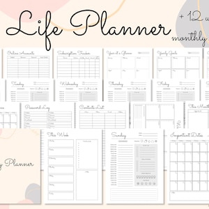 ADHD planner Adults, ADHD planner for work, ADHD organization, adhd journal image 3