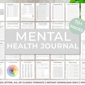 DBT Journal Mental Health Planner Depression Therapy - Etsy
