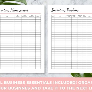Business Planner Printable, Craft Business Binder, Small Business ...
