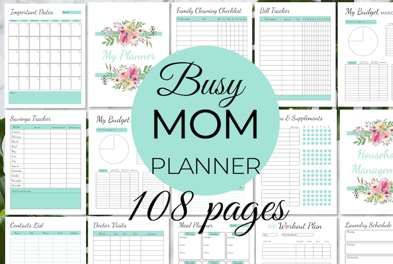 busy mom planner