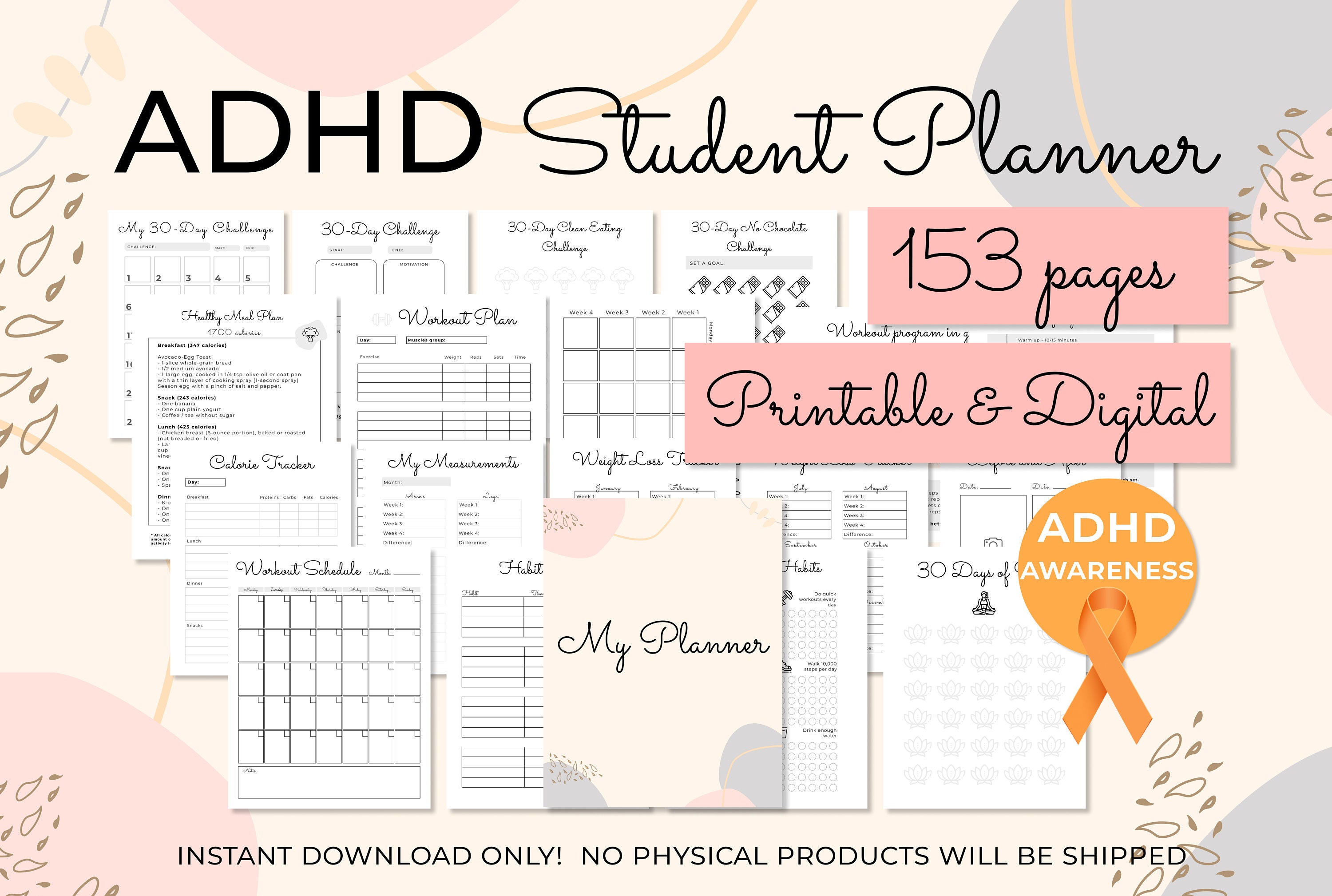 Daily Planners For Adhd