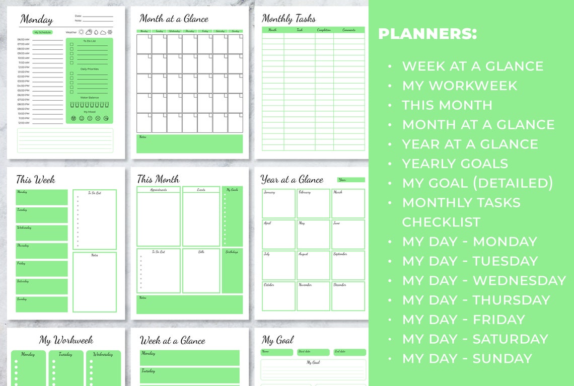 ADHD Planner Adult ADD ADHD planner for adults adhd mom Etsy