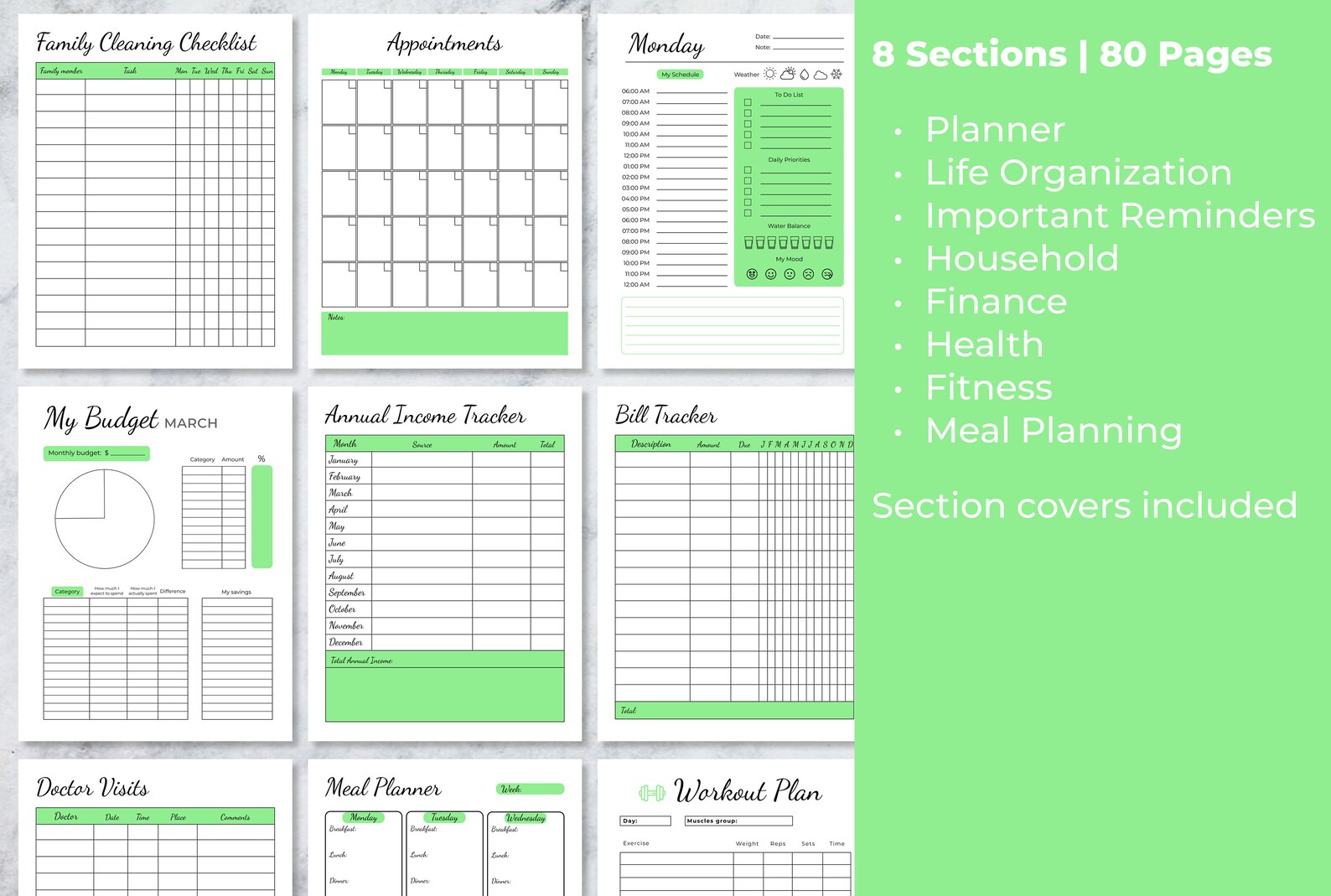 ADHD Planner Adult ADD ADHD Planner for Adults Adhd Mom Etsy