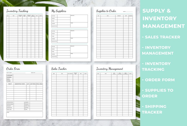 Soap Business Planner Soap Making Business Kit Soap Order Etsy