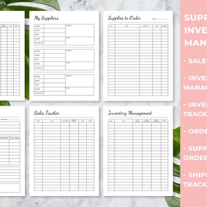 Business Planner Printable, Craft Business Binder, Small Business ...