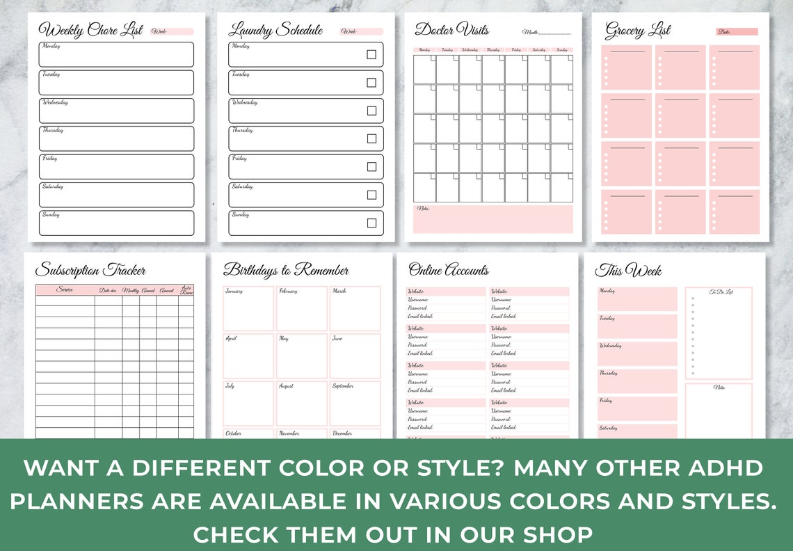 Adhd Time Management Worksheet