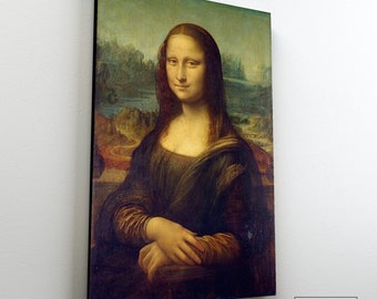 モナリザの絵画 レオナルド・ダ・ヴィンチ 複製油絵 100%手描き