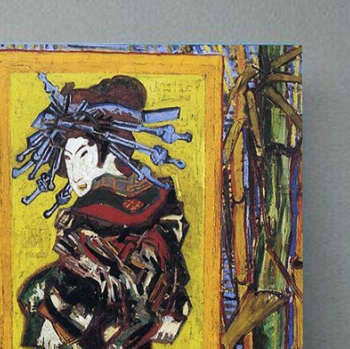 Stampa Giapponese Su Tela E Poster. Hokusai, La Cascata Di Kirifuki - Foto 4