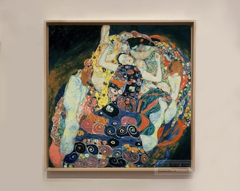 100% Handpainted Gustav Klimt Music Oil Painting Reproduction for Home ...
