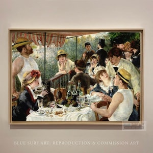 Luncheon of the Boating Party Pierre Renoir 100% Hand Painted Oil Painting on Canvas Original Art Masterpiece High Quality Reproduction Art