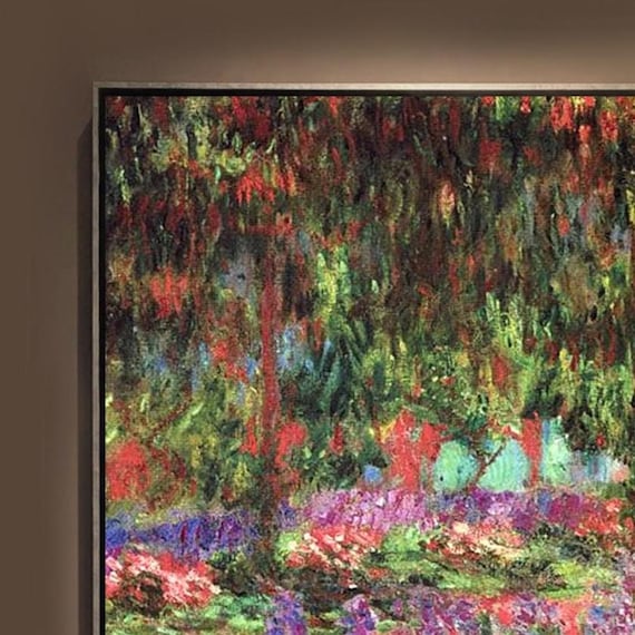 ジヴェルニーの画家の庭 – クロード・モネの複製画 | キャンバスに