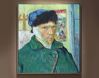 Autoportret Van Gogha z zabandażowanym uchem: ręcznie malowana reprodukcja olejna