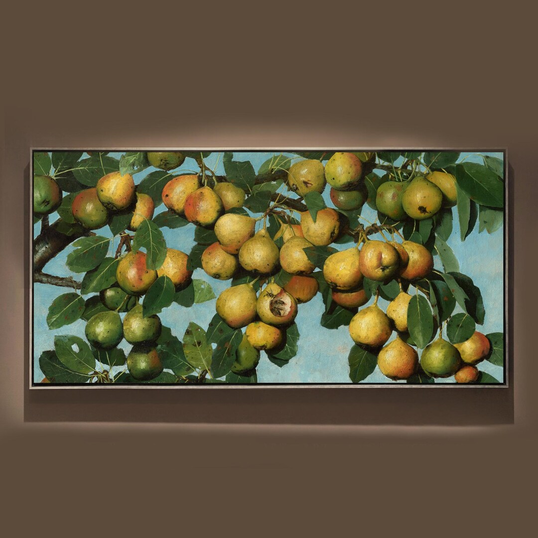 Hand-painted Oil Painting Reproduction – Ripening Pears Still Life Art ...