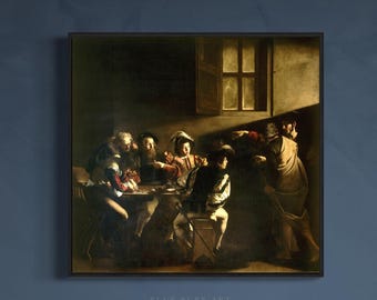 カラヴァッジョ作「アレクサンドリアの聖カタリナ」（1598年）、手描き