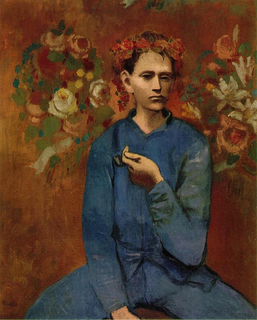 ピカソ(PICASSO)【筆を休めてもの想いにふける男】、高級画集画 田名網 敬一/Pleasure of Picasso – NANZUKA Online Store
