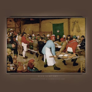 Bruegel&#39;s Peasant Wedding: Hand-Painted Oil Reproduction on Canvas