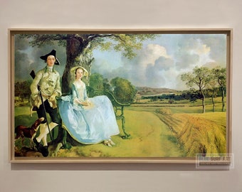 Mr and Mrs Andrews Oil Painting: Thomas Gainsborough Reproduction