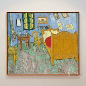 Van Gogh Bedroom Reproduction | Hand-Painted Oil on Canvas | Interior Wall Art