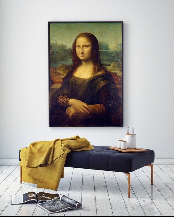 モナリザの絵画 レオナルド・ダ・ヴィンチ 複製油絵 100%手描き