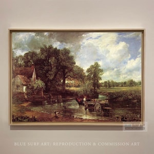 John Constable Handgemaltes Meisterwerk Reproduktion Ölgemälde von The Hay Wain Anpassbare Leinwandgrößen