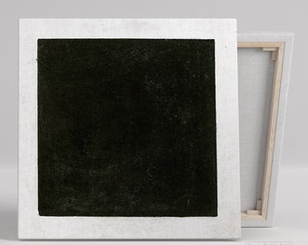 カジミール・マレーヴィチの手描きによる「黒い正方形」油絵複製
