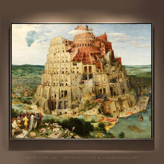 The Tower of Babel – Pieter Bruegel Reproduction | Hand-Painted Oil on Canvas | Museum-Quality Art