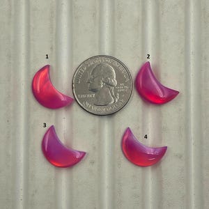 Crescent Aurora Opal Cabochon Colorful Jewelry Stone for Creative Designs