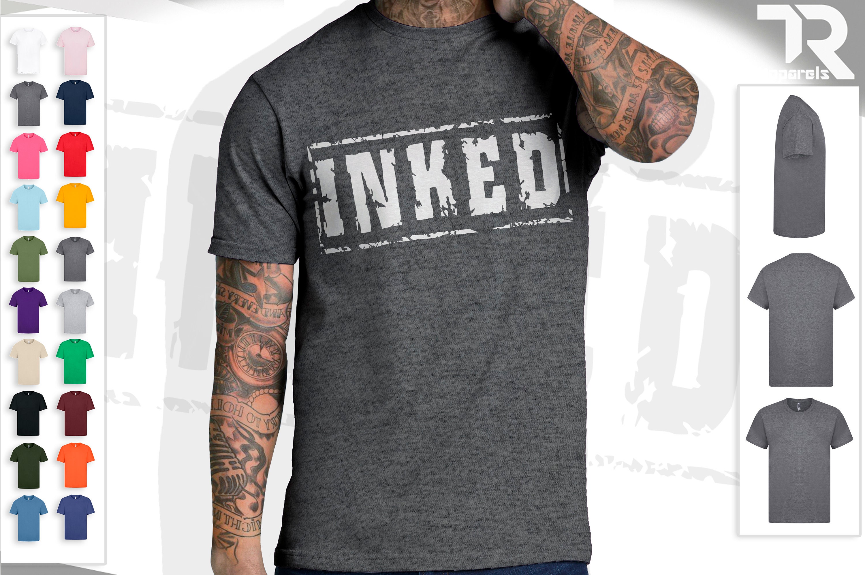 Inked T Shirt / Tattoo Artist Shirt / Tattooist T Shirt / Etsy