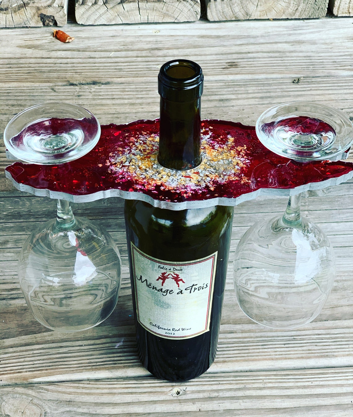 Resin wine holders Etsy