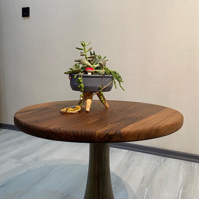 Round Side Table - Etsy