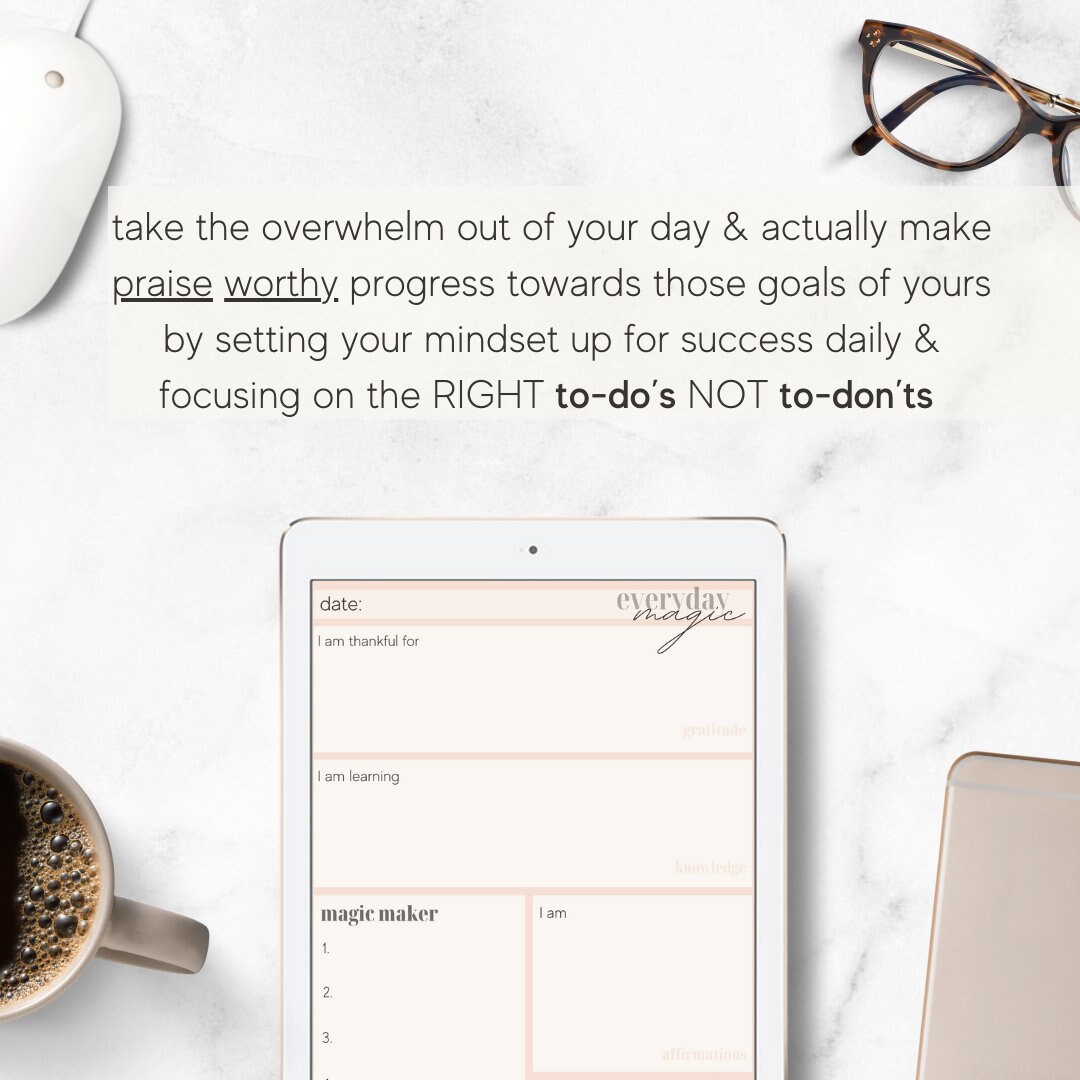 Everyday Magic Daily Planner Digital Download Digital | Etsy